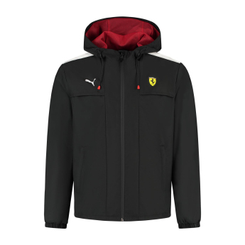 Ferrari pánska bunda s kapucňou Rain black F1 Team 2025