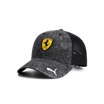 Ferrari čiapka baseballová šiltovka Trucker black F1 Team 2025