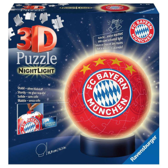 Bayern Mníchov 3D puzzle NightLight 74 pcs