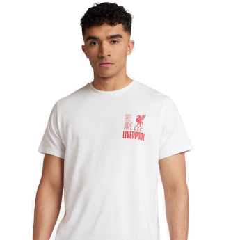 FC Liverpool pánske tričko Crest Col white