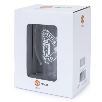 Manchester United pivné poháre Mono Crest Stein