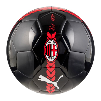 AC Milano futbalová lopta Prematch black