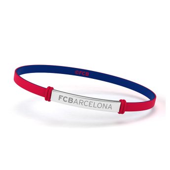 FC Barcelona detský náramok Fashion red