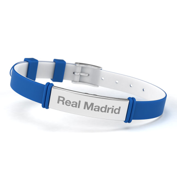 Real Madrid silikónový náramok fashion blue