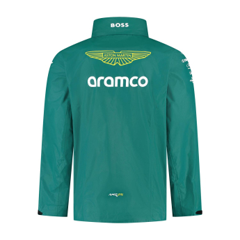 Aston Martin pánska bunda Rain official Teamline Replica green F1 Team 2025
