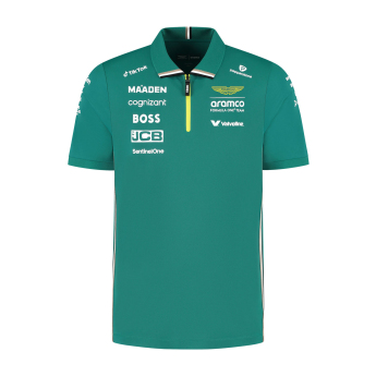 Aston Martin polokošeľa official Teamline Replica green F1 Team 2025