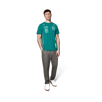 Aston Martin pánske tričko Stroll green F1 Team 2025