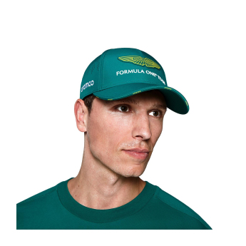 Aston Martin čiapka baseballová šiltovka official Teamline Replica green F1 Team 2025
