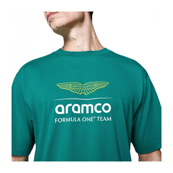 Aston Martin pánske tričko Large Logo green F1 Team 2025