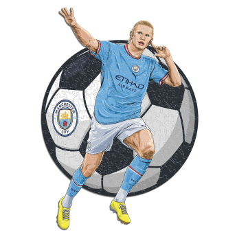 Manchester City drevené puzzle Haaland 150 pcs