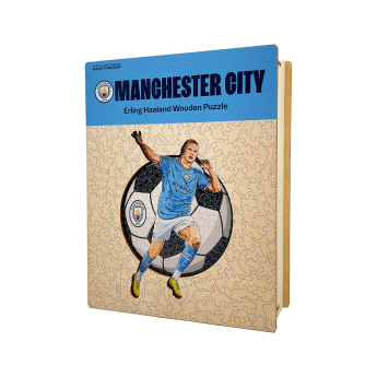 Manchester City drevené puzzle Haaland 150 pcs