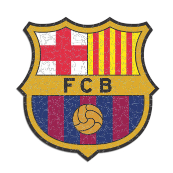 FC Barcelona drevené puzzle Crest 150 pcs