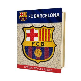 FC Barcelona drevené puzzle Crest 150 pcs