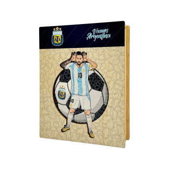 Futbalová reprezentácia drevené puzzle Argentina Messi 150 pcs