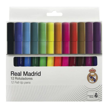 Real Madrid farebné fixky Felt 12 pcs