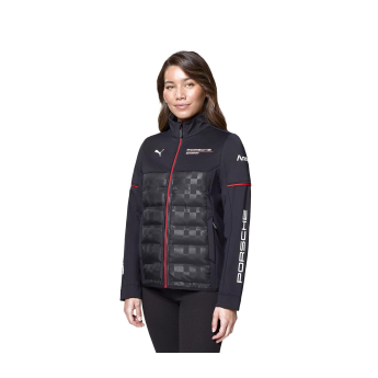 Porsche Motorsport dámska bunda Hybrid official Teamline Replica black 2025