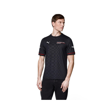 Porsche Motorsport pánske tričko official Teamline Replica black 2025
