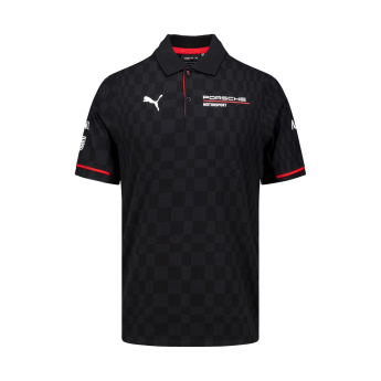 Porsche Motorsport polokošeľa official Teamline Replica black 2025