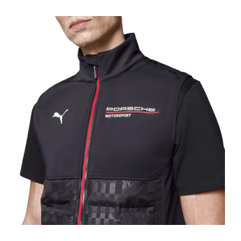 Porsche Motorsport pánska vesta official Teamline Replica black 2025