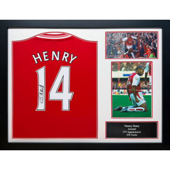 Legendy zarámovaný dres Henry 1985 Centenary Retro Signed Shirt (Framed)