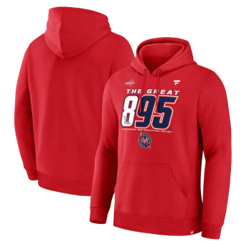 Washington Capitals pánska mikina s kapucňou Alex Ovechkin #8 The GR8 Chase The Great 895