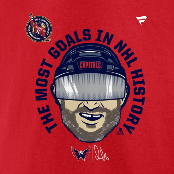 Washington Capitals pánske tričko Alex Ovechkin #8 Washington Capitals The GR8 Chase Caricature