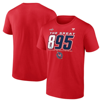 Washington Capitals pánske tričko Alex Ovechkin #8 The GR8 Chase Scorer 895 red