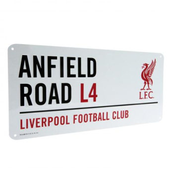 FC Liverpool plechová cedula stadium