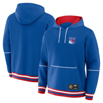 New York Rangers pánska mikina s kapucňou Foundation blue