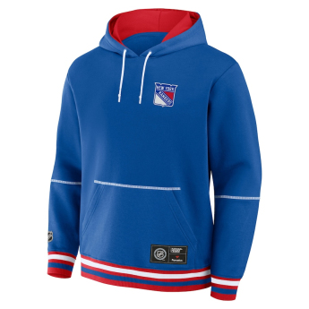 New York Rangers pánska mikina s kapucňou Foundation blue