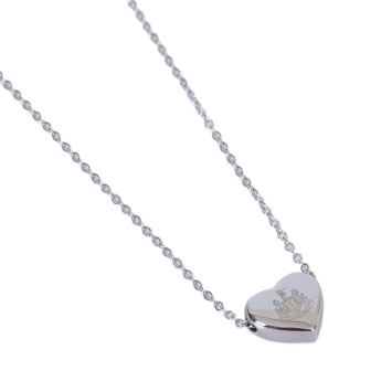 Newcastle United prívesok na krk Stainless Steel Heart Necklace