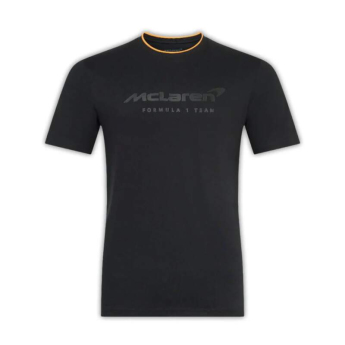 Mclaren Honda pánske tričko Essentials black F1 Team 2025