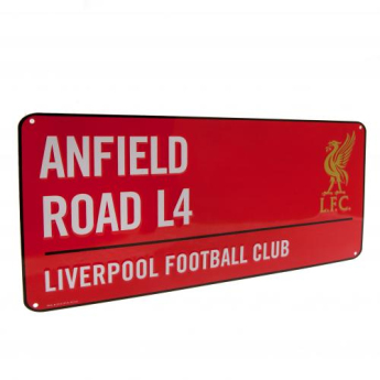 FC Liverpool ceduľa na stenu colour