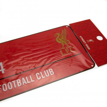 FC Liverpool ceduľa na stenu colour