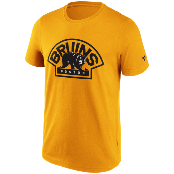 Boston Bruins pánske tričko Primary Logo Graphic yellow
