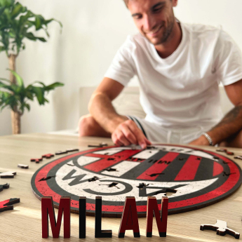 AC Milano drevené puzzle Crest 150 pcs