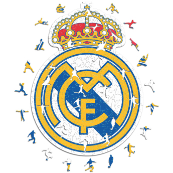 Real Madrid drevené puzzle Crest 270 pcs