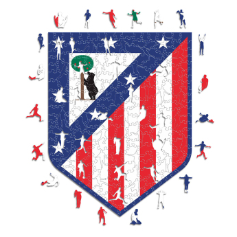 Atletico Madrid drevené puzzle Crest 150 pcs
