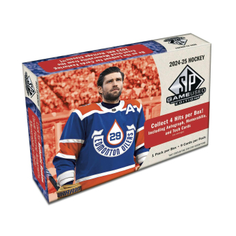 NHL boxy hokejové karty NHL 2024-25 Upper Deck SP Game Used Hobby Box