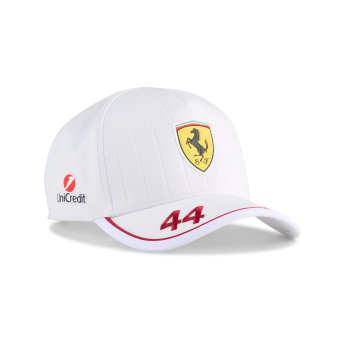 Ferrari čiapka baseballová šiltovka Lewis Hamilton white F1 Team 2025