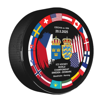 Hokejové reprezentácie puk Ice Hockey World Championship Sweden | Denmark MS 2025 Dueling 20.05.2025 Czechia vs. USA