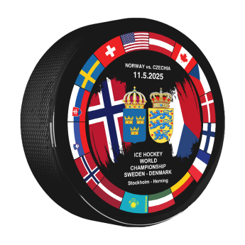 Hokejové reprezentácie puk Ice Hockey World Championship Sweden | Denmark MS 2025 Dueling 11.05.2025 Norway vs. Czechia