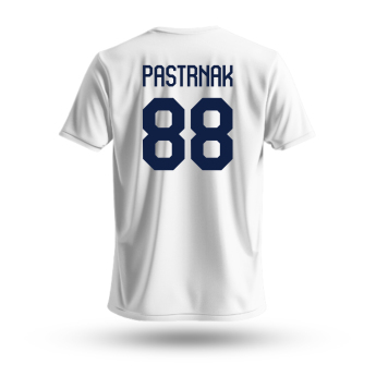 Hokejové reprezentácie pánske tričko Czech republic David Pastrňák #88 National Emblem 2025 white