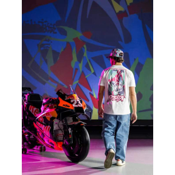 Red Bull KTM pánske tričko rider Enea Bastianini white 2025