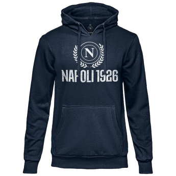 SSC Napoli pánska mikina s kapucňou Crest navy