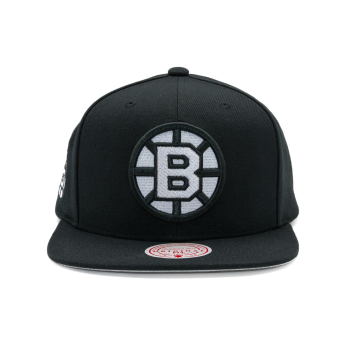 Boston Bruins čiapka flat šiltovka Evergreen Black White Snapback