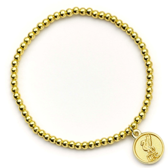 FC Liverpool náramok Gold Finish Bead