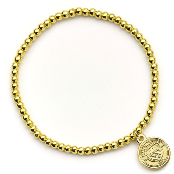 Manchester City náramok Gold Finish Bead