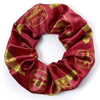 FC Arsenal gumička do vlasov colourful satin