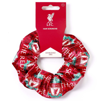 FC Liverpool gumička do vlasov colourful satin